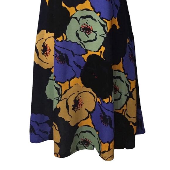 ANTHROPOLOGIE Flutter Sleeve Floral Cut-Out Silk Blend Dress M - Picture 4 of 9